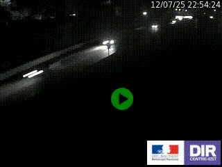 Caméra autoroutière sur l'A47 à hauteur de Givors, a proximité de Lyon. La webcam est orientée vers Lyon