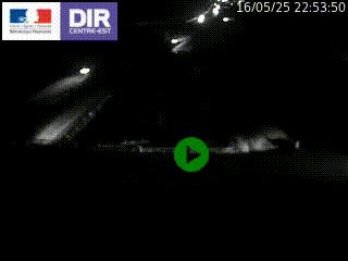Webcam traffic à Grenoble-sud sur l'autoroute A480. Vue orientée vers l'entrée et la sortie de Grenoble