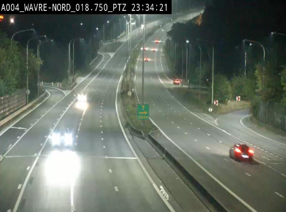 Webcam traffic E411(A4) - BK 18.7 - Bierges (Wavre Nord)