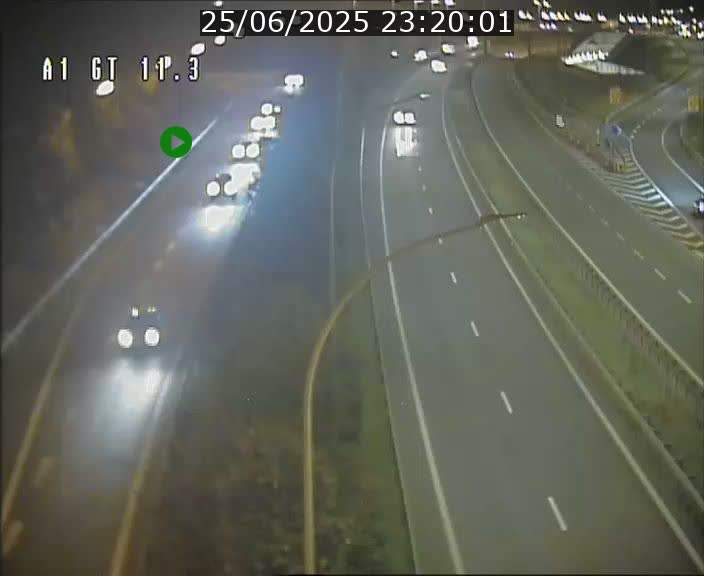 Traffic live webcam Luxembourg Senningerberg - A1 direction Allemagne - BK 11.3