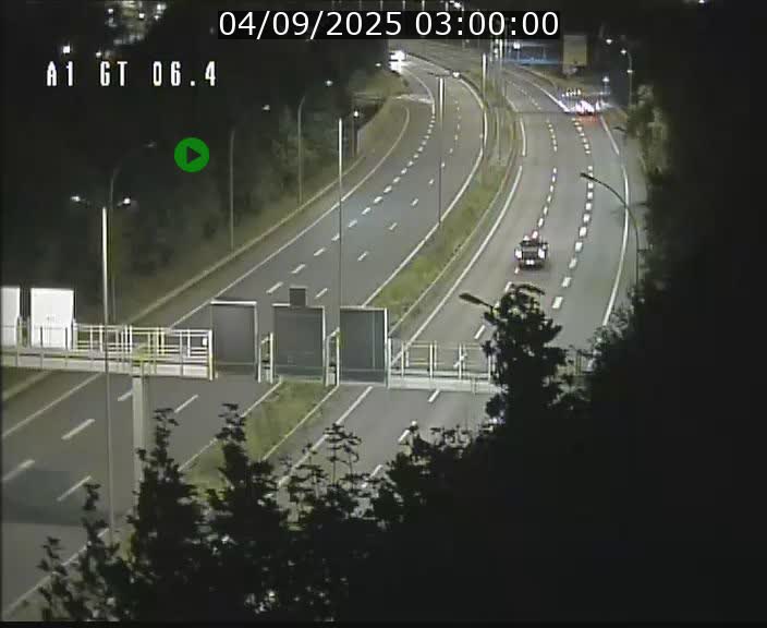 Traffic live webcam Luxembourg Hamm - A1 direction Sandweiler - BK 6.4
