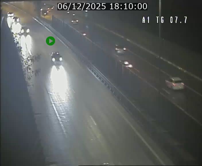 Traffic live webcam Luxembourg Kirchberg - A1 direction Luxembourg-ville - BK 7.7