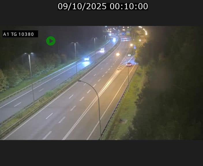 Traffic live webcam Luxembourg Senningerberg - A1 direction Luxembourg Kirchberg - BK 10.3