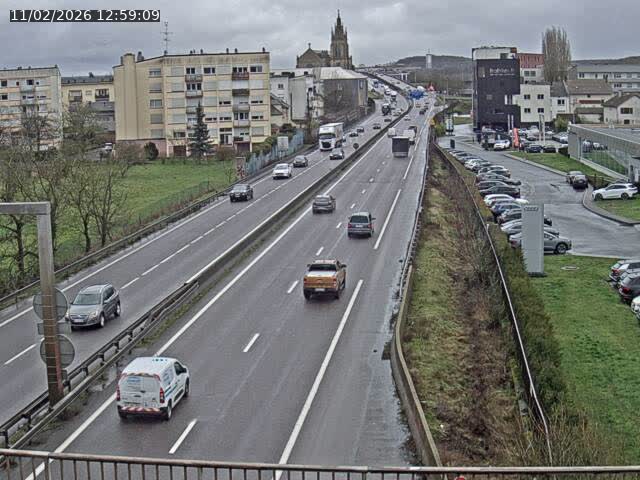 Caméra autoroute France - A31, Thionville direction Metz