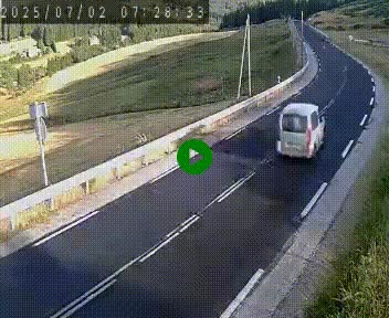 Webcam routière au niveau du col de la Chavade en Ardèche, sur la N102 à 1266 mètres d'altitude