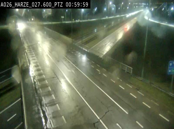 Caméra autoroute Belgique - Sougné-Remouchamps,E25 direction Luxembourg