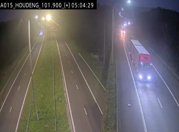 Webcam autoroute Belgique - Houdeng-Goegnies - Jonction E19/E42 direction Tournai/Mons - BK 101.85