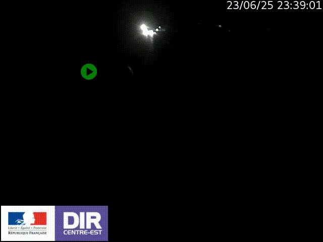 Webcam sur le contournement de Valence, sur la Nationale 7, à la jonction avec la N532, caméra orientée vers Grenoble