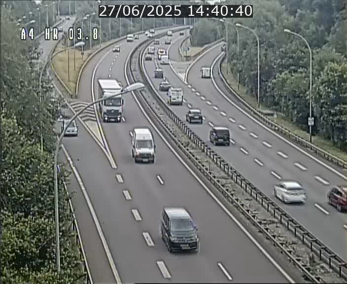 Webcam traffic A4 Luxembourg - BK 3.8 - Leudelange (direction Esch sur Alzette)