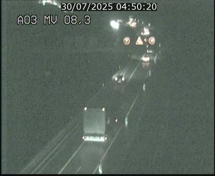Webcam Autoroute après la Croix de Bettembourg en direction de Luxembourg sur l'A3