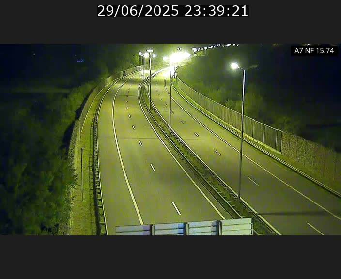Caméra trafic Luxembourg - A7, Tunnel Mersch, entrée nord, direction Lorentzweiler