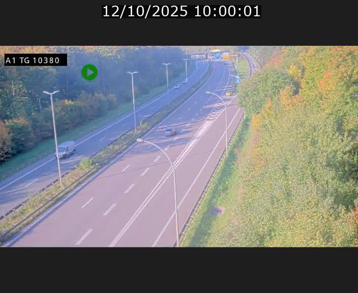 Traffic live webcam Luxembourg Senningerberg - A1 direction Luxembourg Kirchberg - BK 10.3