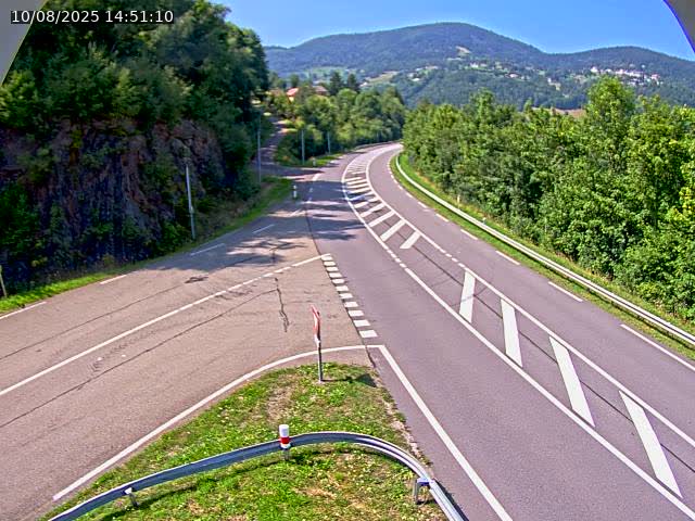 Caméra autoroute France - N66, col du Bussang direction Remiremont