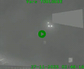 Caméra routière sur l'autoroute A20 à Noailles, en périphérie de Brive-la-Gaillarde. Vue orientée vers Toulouse