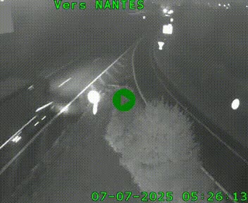 Webcam N147 au nord de Poitiers et à la jonction avec la A10
