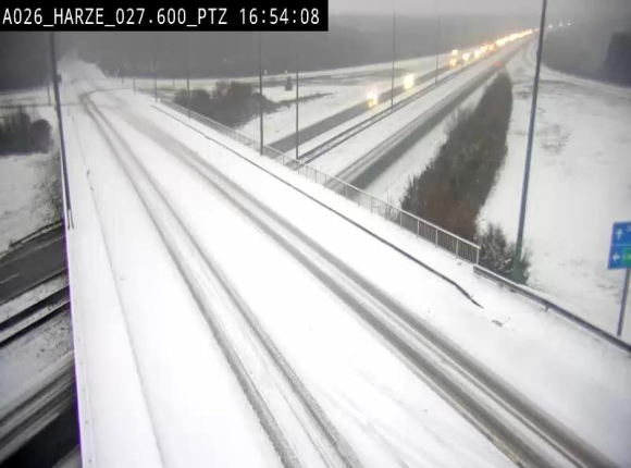 Caméra autoroute Belgique - Sougné-Remouchamps,E25 direction Luxembourg