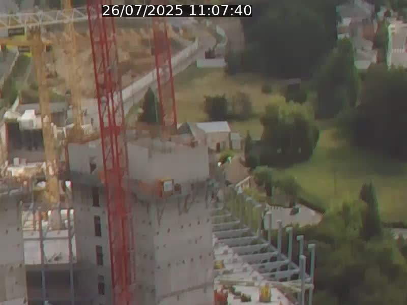Webcam sur l'avenue John Fitzgerald Kennedy (N51) avec vue orientée vers le Findel