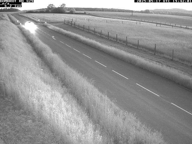 Webcam à Dombrot-le-Sec dans le département des Vosges sur la D429 à 407 mètres d'altitude