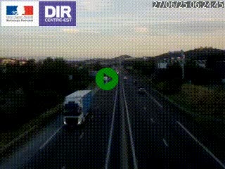 Caméra autoroute à Saint-Etienne (Les Littes) à hauteur du Ikea Saint-Etienne sur l'A72 en direction de Roanne