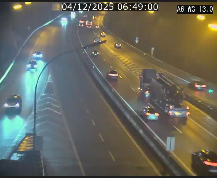 Traffic live webcam Luxembourg Mamer - A6 - BK 13 - direction Luxembourg/France/Allemagne