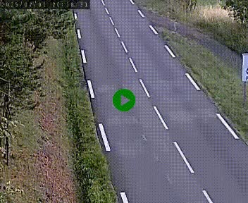 Caméra routière France - N102, au niveau du col de Montmirat à Saint-Etienne-du-Valdonnez à 1039 mètres d'altitude