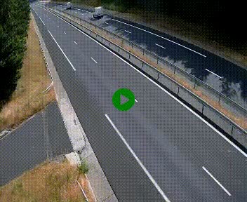 Caméra autoroute A75 à hauteur du col des Issartets en direction de Montpellier