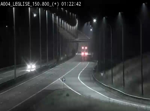 Caméra autoroute Belgique - Côte de Léglise, E411(A4) direction Luxembourg