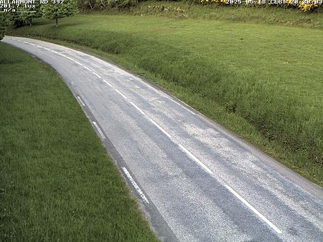 Webcam à Allarmont dans les Vosges, sur la RD392