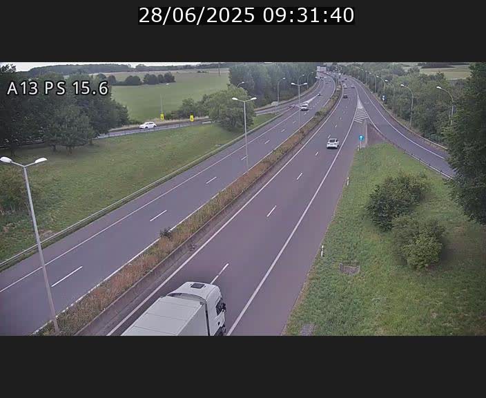 Traffic live webcam Luxembourg Kayl - A13 direction Dudelange - BK 15.6