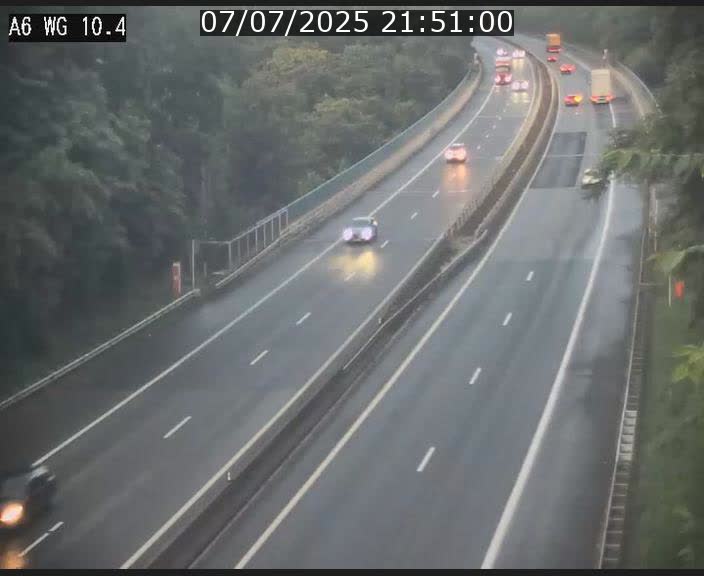 Traffic live webcam Luxembourg Mamer - A6 - BK 10.4 - direction Luxembourg/France/Allemagne