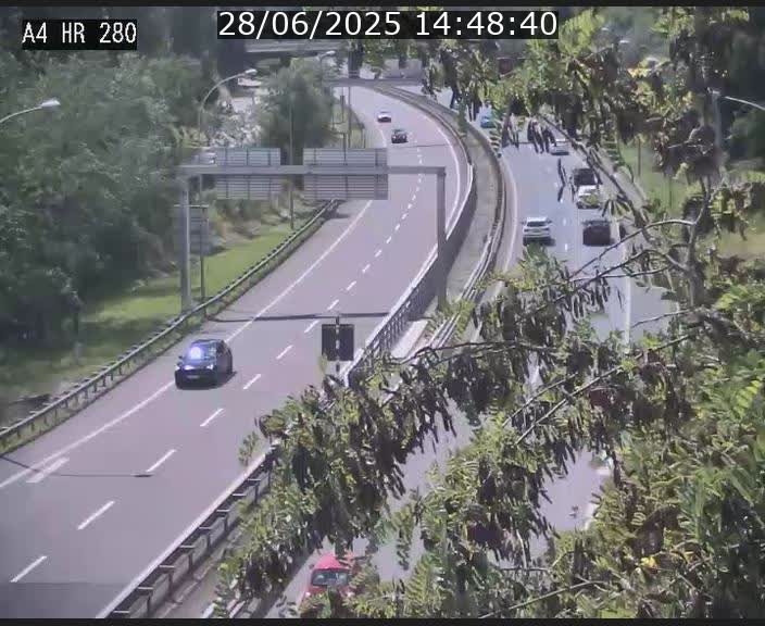 Webcam traffic A4 Luxembourg - BK 0.2 - P+R Bouillon (direction Luxembourg)