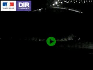 Webcam traffic à Grenoble-sud sur l'autoroute A480. Vue orientée vers l'entrée et la sortie de Grenoble