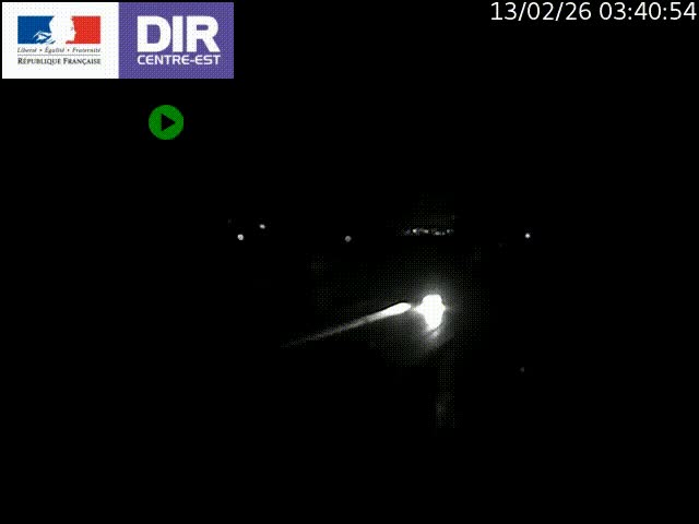 Caméra trafic à Meylan sur la Rocade-Sud de Grenoble en direction d'Aix-en-Provence