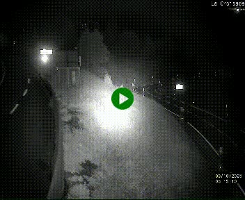 Webcam au carrefour de la croisade, à la jonction entre la N22 et la N320, avant le poste de douane franco-andorrane. Webcam à 1790 mètres d'altitude