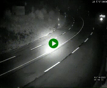 Webcam au carrefour de la croisade, à la jonction entre la N22 et la N320, avant le poste de douane franco-andorrane. Webcam à 1790 mètres d'altitude