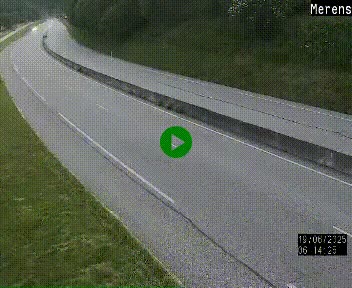 Webcam Ax-les-Thermes sur N20, en direction d'Andorre