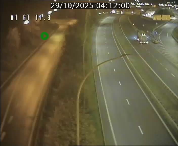 Traffic live webcam Luxembourg Senningerberg - A1 direction Allemagne - BK 11.3