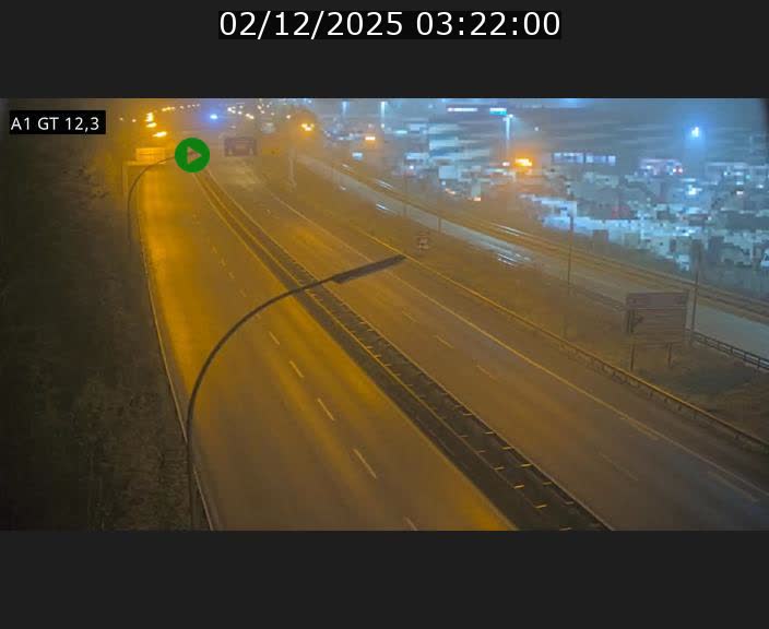 Traffic live webcam Luxembourg Senningerberg - A1 direction Allemagne - BK 12.3