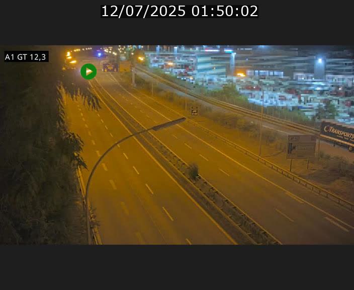 Traffic live webcam Luxembourg Senningerberg - A1 direction Allemagne - BK 12.3