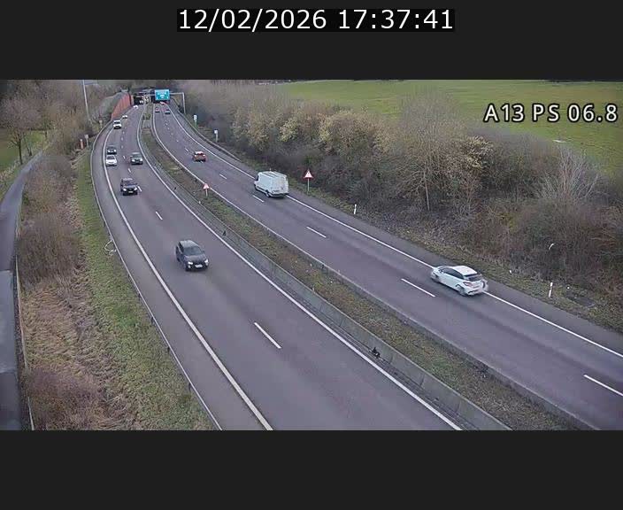 Traffic live webcam Luxembourg Ehlerange - A13 direction Esch-sur-Alzette - BK 6.8