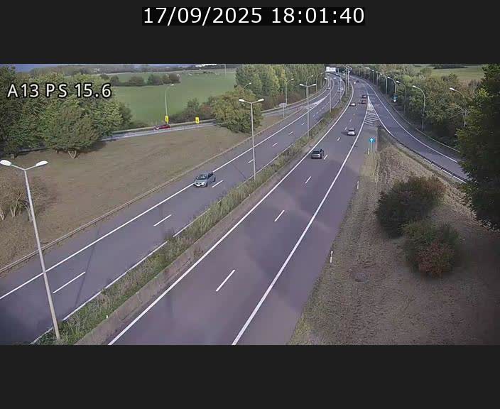 Traffic live webcam Luxembourg Kayl - A13 direction Dudelange - BK 15.6