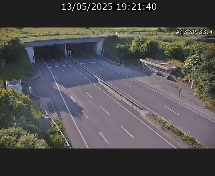 Webcam trafic sur A13 à hauteur d'Altwies en direction de Mondorf-les-bains et en provenance de l'Allemagne