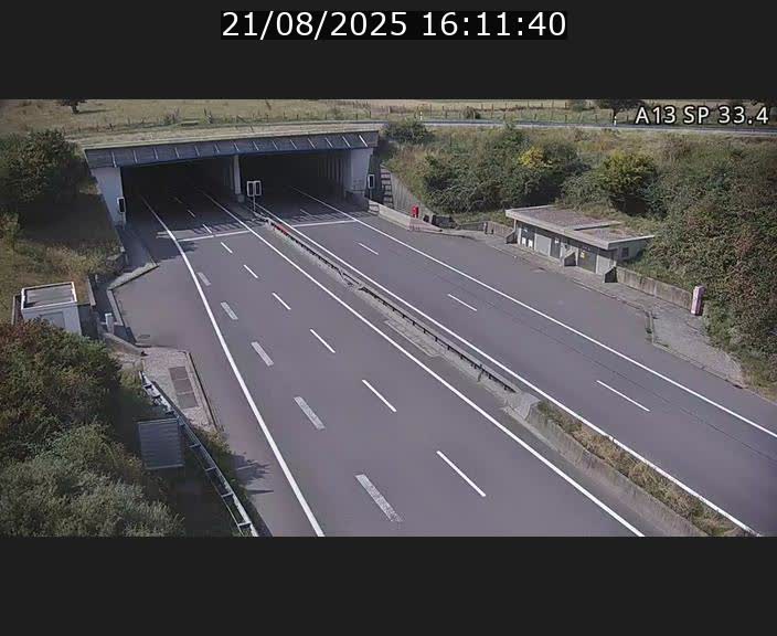 Webcam trafic sur A13 à hauteur d'Altwies en direction de Mondorf-les-bains et en provenance de l'Allemagne