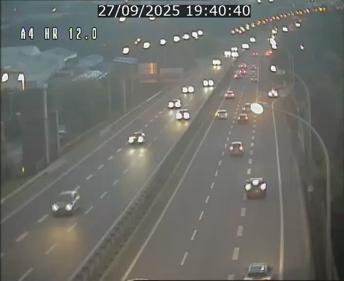 Traffic live webcam Luxembourg Jonction Foetz - A4 - BK 12.0 - direction Esch sur Alzette