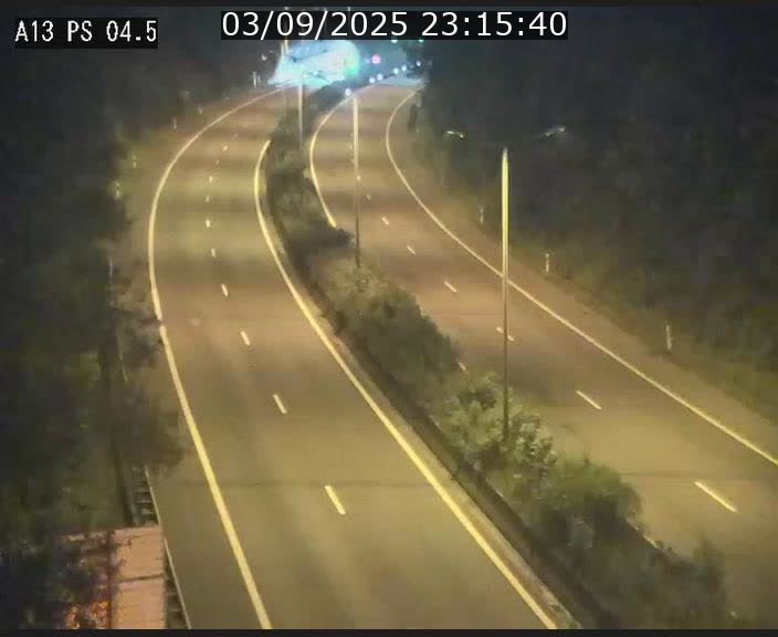 Traffic live webcam Luxembourg Differdange - A13 direction Esch-sur-Alzette - BK 4.5