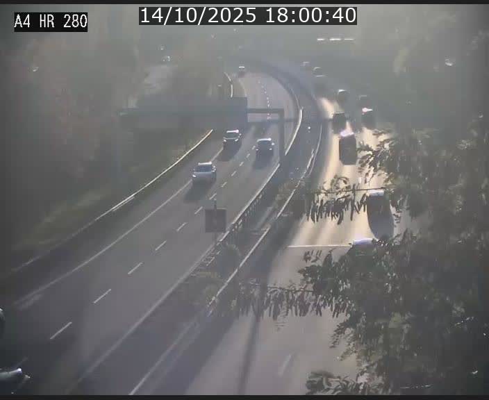 Webcam traffic A4 Luxembourg - BK 0.2 - P+R Bouillon (direction Luxembourg)