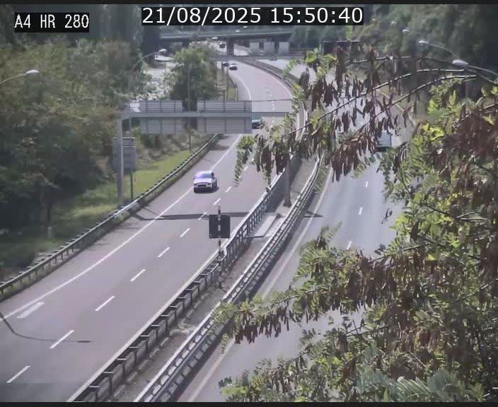Webcam traffic A4 Luxembourg - BK 0.2 - P+R Bouillon (direction Luxembourg)