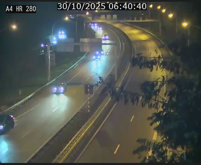 Webcam traffic A4 Luxembourg - BK 0.2 - P+R Bouillon (direction Luxembourg)
