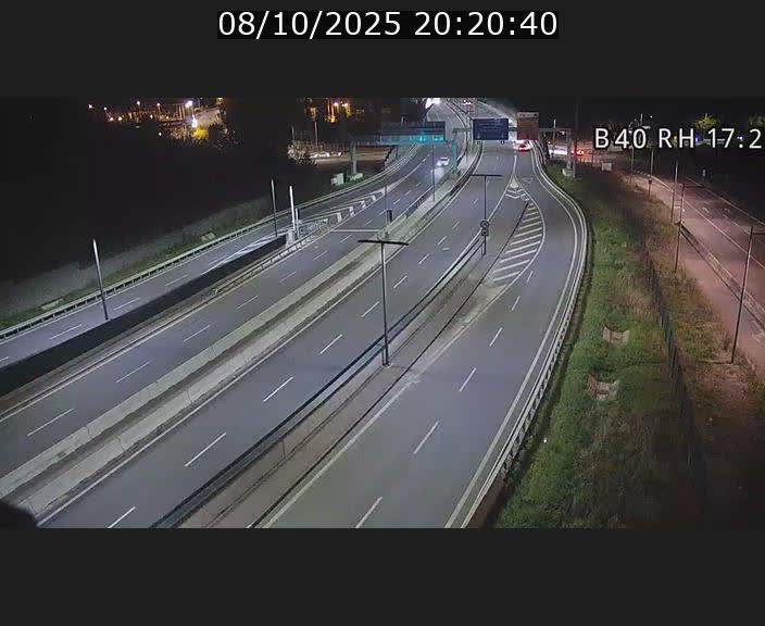 Webcam sur le contournement d'Esch Belval à hauteur de la sortie Université de Luxembourg. Vue orientée vers Luxembourg