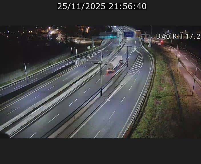 Webcam sur le contournement d'Esch Belval à hauteur de la sortie Université de Luxembourg. Vue orientée vers Luxembourg